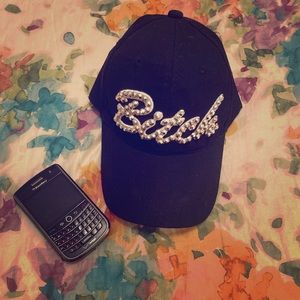 Bitch Hat 🍒 Y2K rhinestone hat